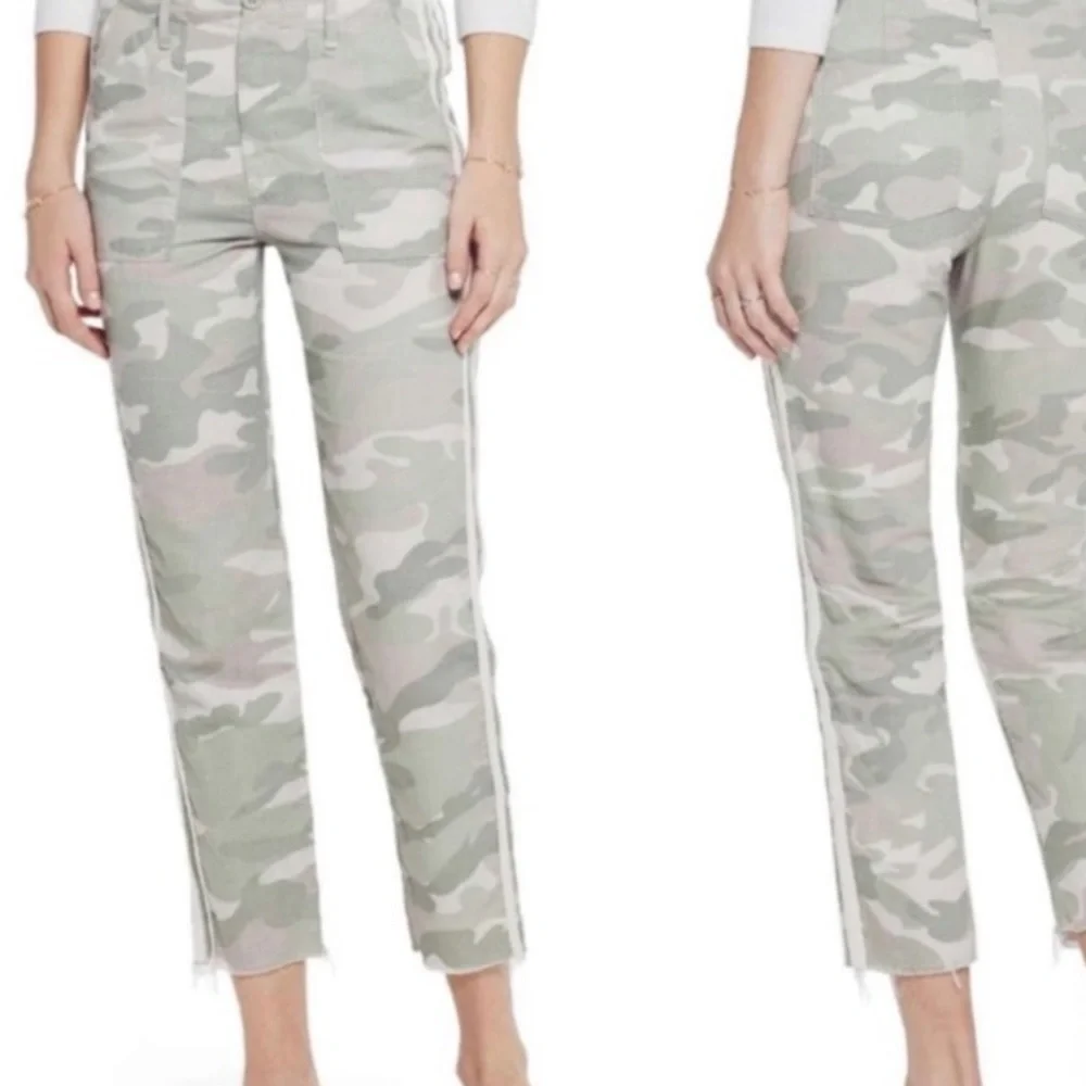 MOTHER The Shaker Chop Crop Fray Pants - Picture 6 of 12